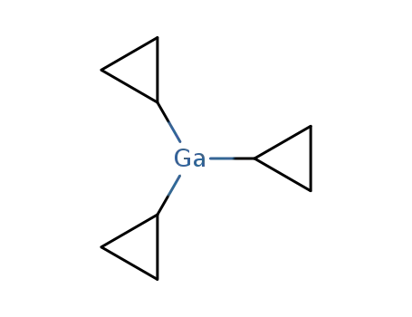 Molecular Structure of 23719-82-6 (Tricyclopropylgallium)