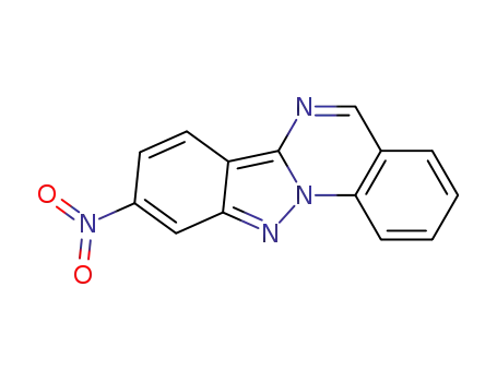 Molecular Structure of 178755-00-5 (9-Nitro-indazolo[2,3-a]quinazoline)