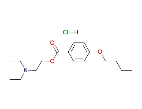 Molecular Structure of 2350-32-5 (Butoxycainhydrochlorid)