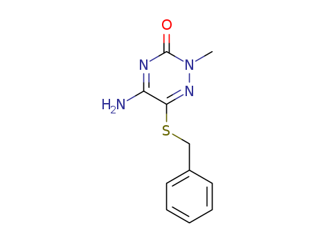 1,2,4-Triazin-3(2H)-one,5-amino-2-methyl-6-[(phenylmethyl)thio]- cas  23469-29-6