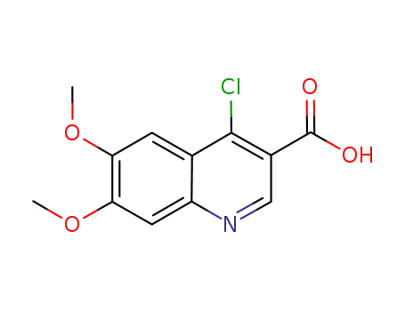 Molecular Structure of 305801-19-8 (4-CHLORO-6,7-DIMETHOXY-QUINOLINE-3-CARBOXYLIC ACID)