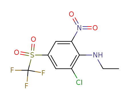 <i>N</i>-ethyl-2-chloro-6-nitro-4-trifluoromethanesulfonyl-aniline