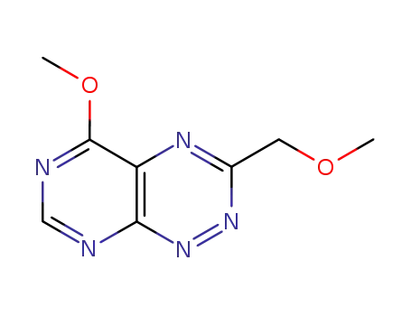 Molecular Structure of 30855-44-8 (5-methoxy-3-(methoxymethyl)pyrimido[5,4-e][1,2,4]triazine)