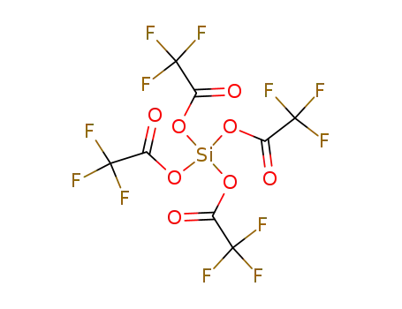 Molecular Structure of 2377-86-8 (TETRAKIS(TRIFLUOROACETHOXY)SILANE)