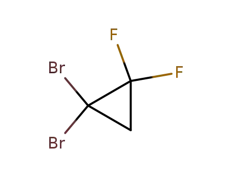 Molecular Structure of 24071-56-5 (1,1-Dibromo-2,2-difluorocyclopropane)