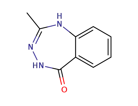 Molecular Structure of 30936-38-0 (2-methyl-3,4-dihydro-5H-1,3,4-benzotriazepin-5-one)