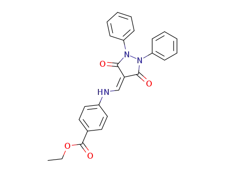 4-[[(3,5-디옥소-1,2-디페닐피라졸리딘-4-일리덴)메틸]아미노]벤조산 에틸 에스테르