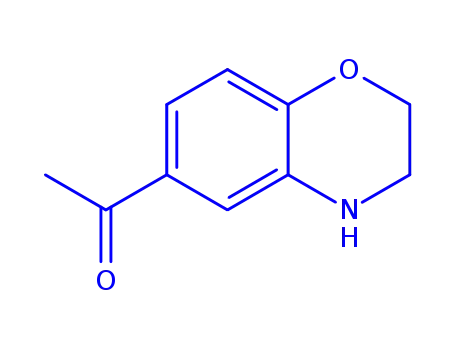 Molecular Structure of 308851-67-4 (1-(3,4-dihydro-2H-benzo[b][1,4]oxazin-6-yl)ethanone)