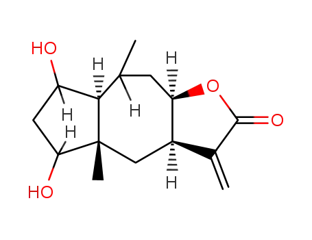 Azuleno[6,5-b]furan-2(3H)-one,decahydro-5,7-dihydroxy-4a,8-dimethyl-3-methylene-, (3aR,4aS,5S,7S,7aS,8R,9aS)-