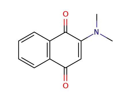 Molecular Structure of 2348-79-0 (2-(dimethylamino)naphthalene-1,4-dione)