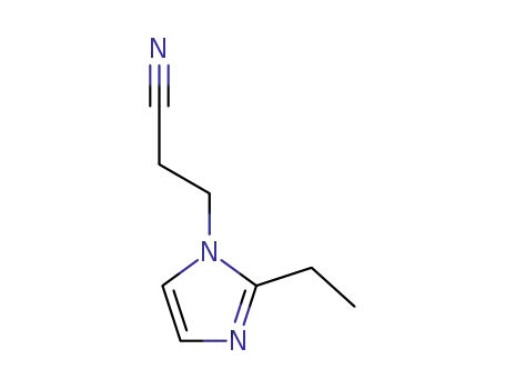 Molecular Structure of 23996-57-8 (1-CYANOETHYL-2-METHYLIMIDAZOLE)
