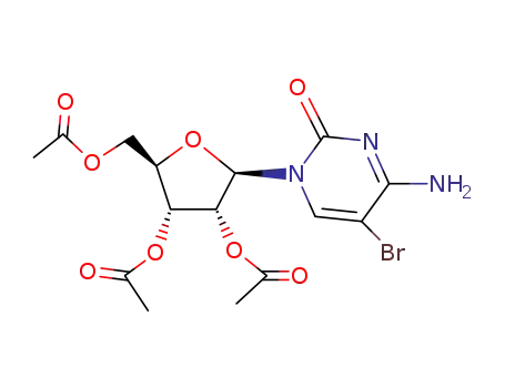 <i>O</i><sup>2'<sub>,<i>O</i></sub>3'<sub>,<i>O</i></sub>5'</sup>-triacetyl-5-bromo-cytidine