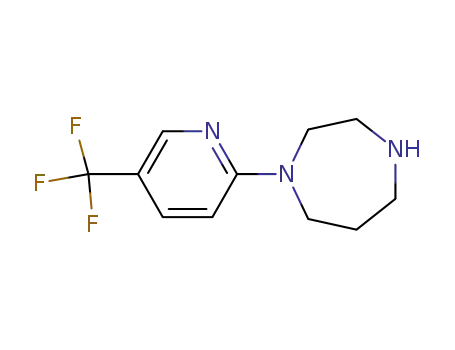 Molecular Structure of 306934-70-3 (1-[5-(TRIFLUOROMETHYL)PYRID-2-YL]-1,4-DIAZEPANE)