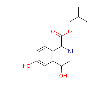 1-Isoquinolinecarboxylicacid, 1,2,3,4-tetrahydro-4,6-dihydroxy-, 2-methylpropyl ester