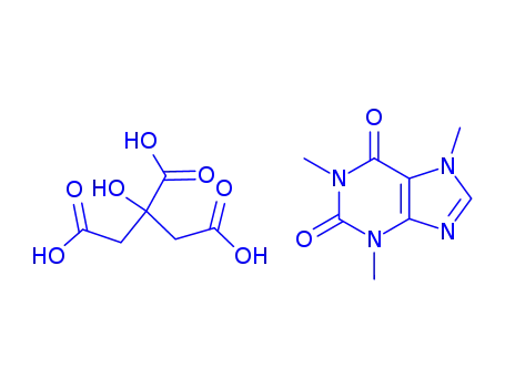 1,3,7-trimethyl-3,7-dihydro-1H-purine-2,6-dione 2-hydroxypropane-1,2,3-tricarboxylate (1:1)