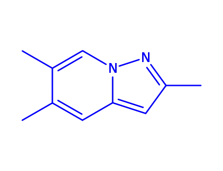 Molecular Structure of 234754-44-0 (Pyrazolo[1,5-a]pyridine,  2,5,6-trimethyl-)
