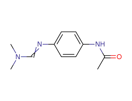 Molecular Structure of 2415-66-9 (N-(4-{[(E)-(dimethylamino)methylidene]amino}phenyl)acetamide)