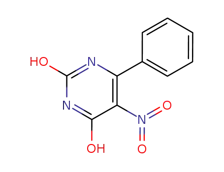 Molecular Structure of 23766-62-3 (5-nitro-6-phenylpyrimidine-2,4(1H,3H)-dione)