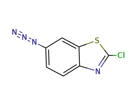 Molecular Structure of 58263-00-6 (6-azido-2-chloro-benzothiazole)