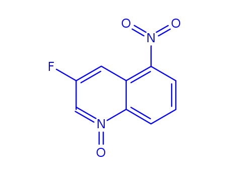 Molecular Structure of 236093-01-9 (3-fluoro-5-nitroquinoline 1-oxide)