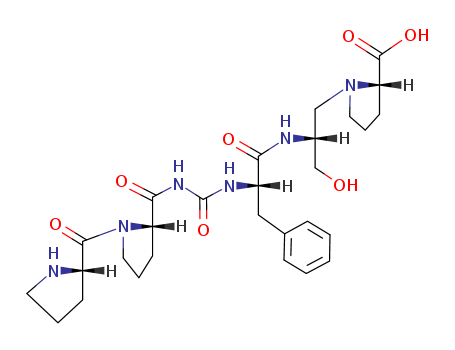 (2S)-1-[(2S)-3-hydroxy-2-[[(2S)-3-phenyl-2-[[2-[[(2S)-1-[(2S)-pyrrolidine-2-carbonyl]pyrrolidine-2-carbonyl]amino]acetyl]amino]propanoyl]amino]propanoyl]pyrrolidine-2-carboxylic acid