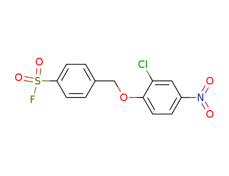 Benzenesulfonylfluoride, 4-[(2-chloro-4-nitrophenoxy)methyl]- cas  30855-26-6