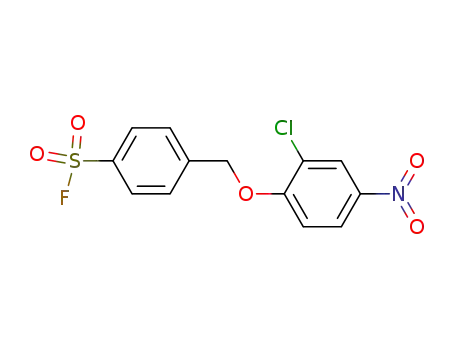 Molecular Structure of 30855-26-6 (4-[(2-chloro-4-nitrophenoxy)methyl]benzenesulfonyl fluoride)