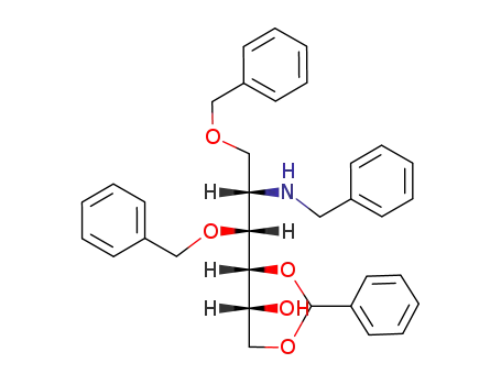 1,3-di-O-benzyl-2-benzylamino-4,6-O-benzylidene-2-deoxy-D-glucitol