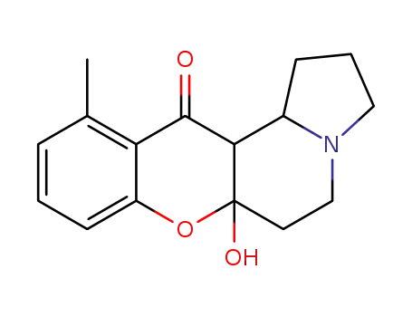 6a-hydroxy-11-methyl-1,2,3,5,6,6a,12a,12b-octahydro-chromeno[2,3-<i>g</i>]indolizin-12-one