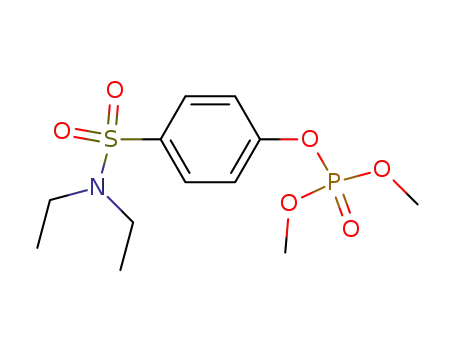 Molecular Structure of 3079-00-3 (4-(diethylsulfamoyl)phenyl dimethyl phosphate)