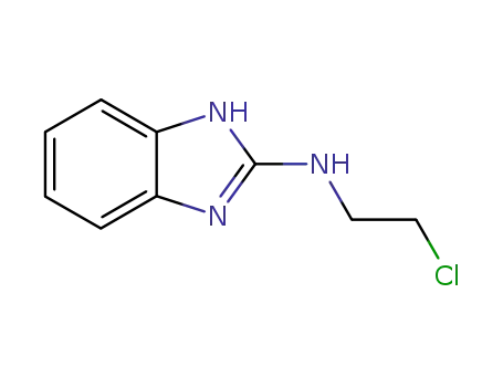 Molecular Structure of 84797-54-6 (1H-Benzimidazol-2-amine,N-(2-chloroethyl)-(9CI))