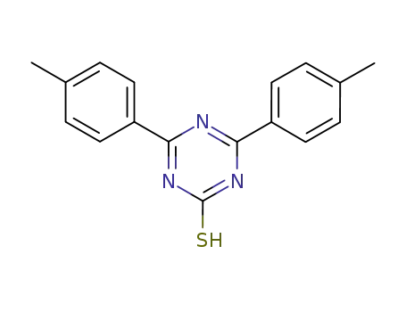 Molecular Structure of 30886-17-0 (4,6-bis(4-methylphenyl)-1,3,5-triazine-2(5H)-thione)