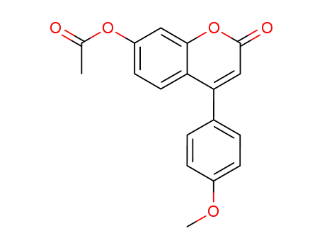 [4-(4-methoxyphenyl)-2-oxochromen-7-yl] acetate