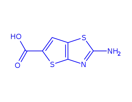 Molecular Structure of 234450-62-5 (Thieno[2,3-d]thiazole-5-carboxylic acid, 2-amino- (9CI))