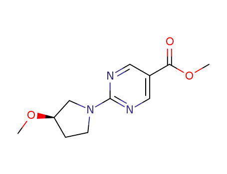 methyl 2-[(3R)-3-methoxypyrrolidin-1-yl]pyrimidine-5-carboxylate