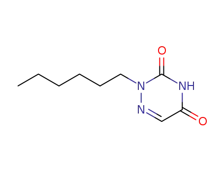 Molecular Structure of 30948-97-1 (2-hexyl-1,2,4-triazine-3,5(2H,4H)-dione)