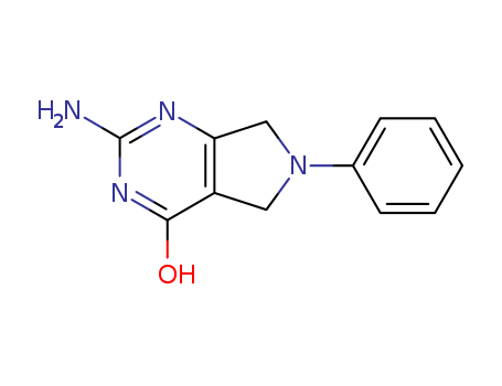 4H-Pyrrolo[3,4-d]pyrimidin-4-one,2-amino-3,5,6,7-tetrahydro-6-phenyl- cas  23935-88-8
