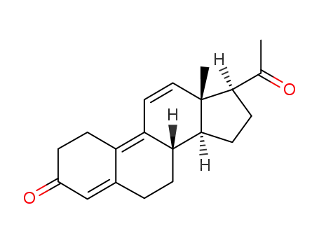 Molecular Structure of 2384-10-3 (17-acetylestra-4,9,11-trien-3-one)