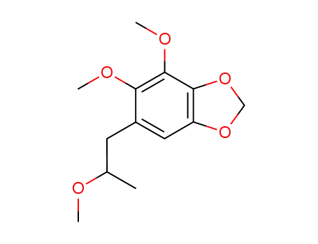 1,3-벤조디옥솔, 4,5-디메톡시-6-(2-메톡시프로필)-