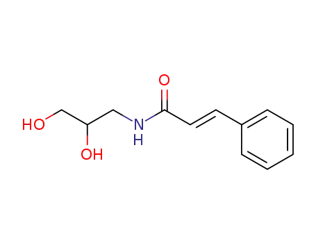 Molecular Structure of 30687-27-5 (N-(2,3-Dihydroxypropyl)-3-phenylpropenamide)