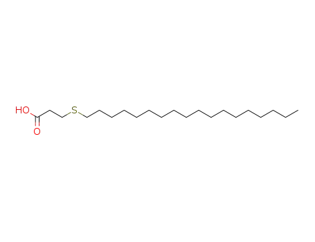 Molecular Structure of 3062-66-6 (3-(octadecylsulfanyl)propanoic acid)