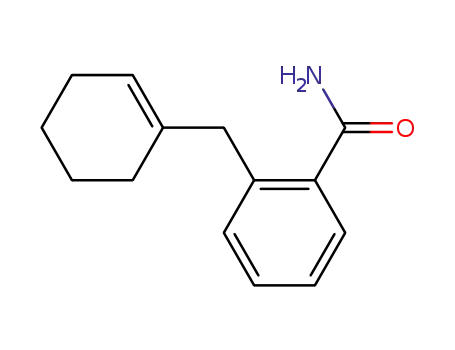 Molecular Structure of 23966-64-5 (2-(1-Cyclohexen-1-ylmethyl)benzenecarboxamide)