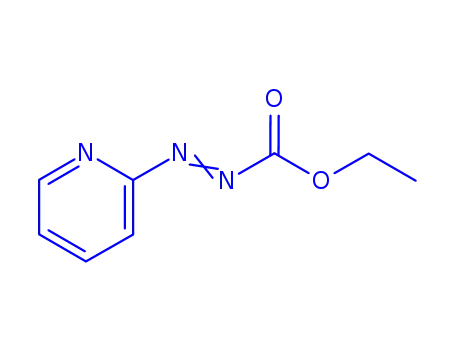 Molecular Structure of 239077-00-0 (Diazenecarboxylic  acid,  2-pyridinyl-,  ethyl  ester  (9CI))