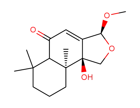 (3S,9aS,9bS)-9b-Hydroxy-3-methoxy-6,6,9a-trimethyl-1,5a,6,7,8,9,9a,9b-octahydro-3H-naphtho[1,2-c]furan-5-one