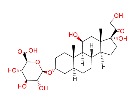 11β,17,21-trihydroxy-20-oxo-5α-pregnan-3α-yl β