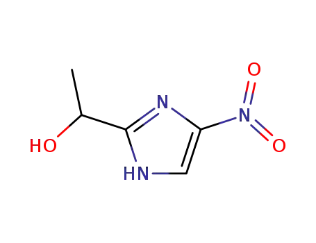 Molecular Structure of 23424-43-3 (Imidazole-2-methanol, alpha-methyl-4-nitro- (8CI))