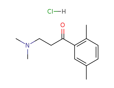 Molecular Structure of 23935-13-9 (3-(dimethylamino)-1-(2,5-dimethylphenyl)propan-1-one)