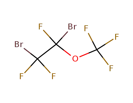 Molecular Structure of 2356-57-2 (1,2-DIBROMOTRIFLUOROETHYL TRIFLUOROMETHYL ETHER)