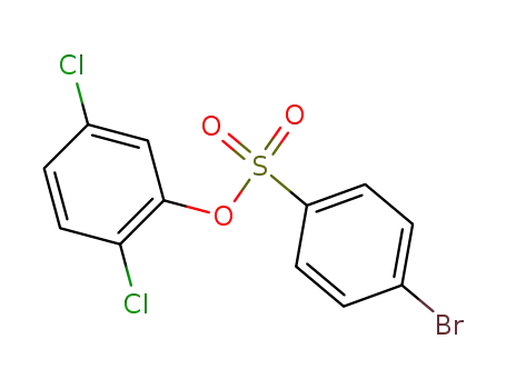 Molecular Structure of 23453-97-6 (p-Bromobenzenesulfonic acid 2,5-dichlorophenyl ester)