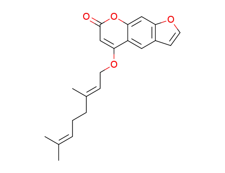 (E)-5-((3,7-Dimethyl-2,6-octadienyl)oxy)-7H-furo(3,2-g)benzopyran-7-one
